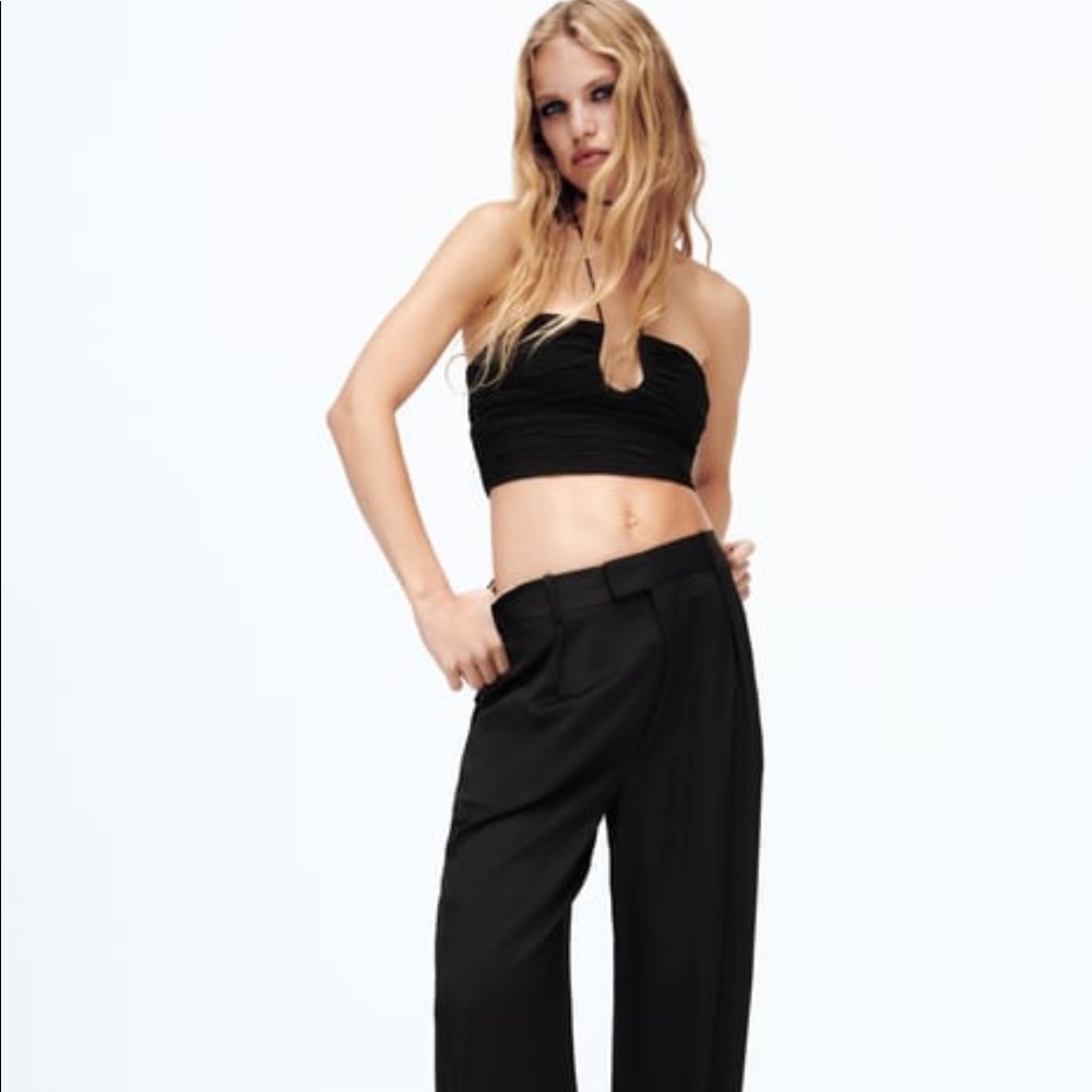 Zara Draped Halter Top